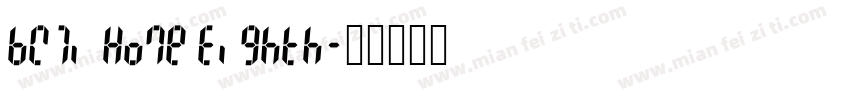 BW7i Home Eighth字体转换